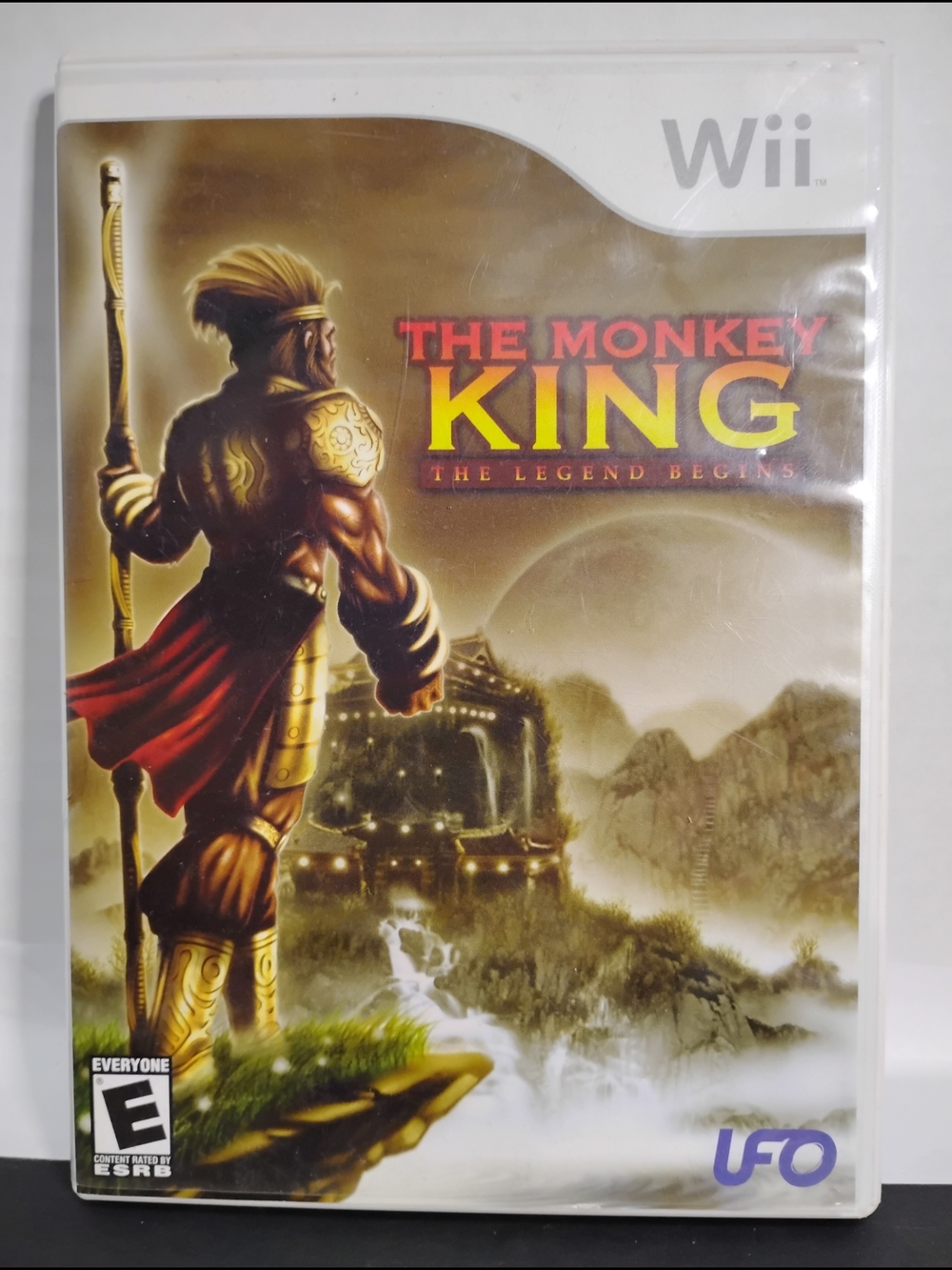 The Monkey King (Wii) Video Game - Gold & Red Cover CIB